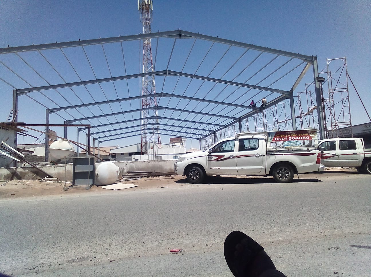 تركيب هناجر حديد ينبع